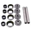 DVPARTS 2X 13x5-6 Improved Front Wheel Bearing Rebuild Kit & Axle Sleeve Compatible with Scag 43581 482621 482622 43584 Hard 304 Stainless Steel Axle & Upgraded Spring-Loaded Seals