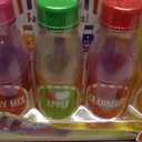 Melissa & Doug Tip & Sip Toy Juice Bottles and Activity Card (6 Pcs) Pretend Play Food Set, Play Kitchen Food For Ages 3+