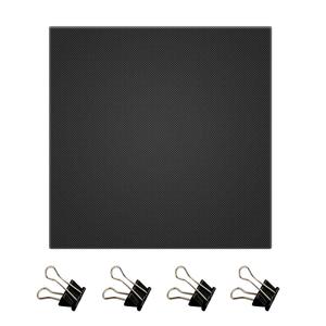 Platform Heated Bed 220x220x4mm Build Surface Glass Upgraded Build Plate with 4pcs Clips for 3D Printer (220x220mm)