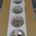 DWTS DANWEITESI Glass Cups with Lids and Straws,24 oz Smoothie Cup with Lid and Straw-Boba Mason Jar,Matcha Cup Wide Mouth Reusable Drinking Glasses,Iced Coffee Cups Glass,Vasos De Vidrio4 Pack