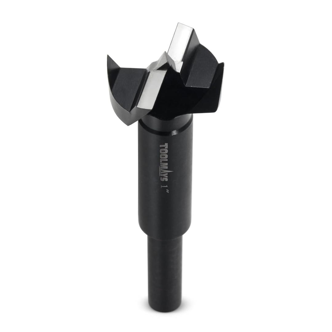 1" Forstner Drill Bit, Forstner Bits for Woodworking, 1" Drill Bit Round Shank Drilling Cutting Tool for Woodworking