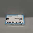 Borje Nitrile Gloves Large, 100 Count Disposable Gloves, Black, Latex-Free Powder-Free, Medical Exam, Food Safe, Cleaning, Cooking
