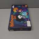 Witch Costume for Girls Aged 3-8 Years Halloween Light Up Skirt with Broom Hat Treat Bag Kids Toddler Girls Dress Up (Purple)