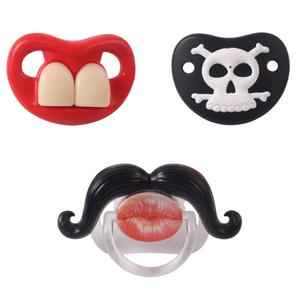 3PCS Funny Pacifiers for Babies | Funny Pacifier |Pacifier Mustache | Funny Pacifier | Baby Pacifier Funny boy 