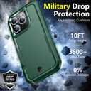 SPIDERCASE Designed for iPhone 16 Pro Case,Deep Green