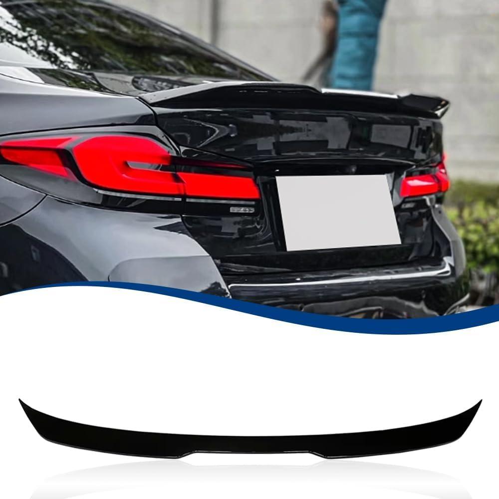 Rear Trunk Spoiler PSM-Style Compatible with 5 Series and M5 Sedan (G30 & F90 M5 17-23, Gloss Black)