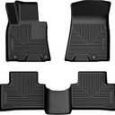 Husky Liners Weatherbeater Floor Mats | Fits 2022-2025 Genesis GV70 | Front & 2nd Row, 3-pc Black - 96911