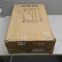 3-Flaps Insulated Dog Door for Wall, Rust Proof Aluminum Alloy Large Doggy Door, Heavy Duty Pet Door with Dual Lock, Extreme Weather Doggie Door for Interior Exterior Wall, Pets Up to 110LB