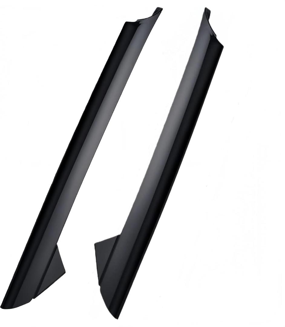 Windshield A-Pillar Panel Molding Trim - Front Left & Right Side - Compatible with 11-19 Ford Explorer Replaces BB5Z-7803145-AA BB5Z-7803137-AB BB5Z7803136AA BB5Z7803136BA BB5Z7803136AB