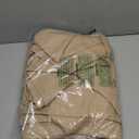 BGment Tan Curtains 84 Inch for Living Room - Light Filtering Faux Linen Look with Burlap Texture, Rustic Farmhouse Window Panels (Set of 2, 52" Wide)