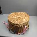 Garden Outdoors Picnic Basket Picnic Willow Picnic Basket for 2 Persons with Cutlery Service Kit Picnic Gift Basket Picnic Baskets Hampers