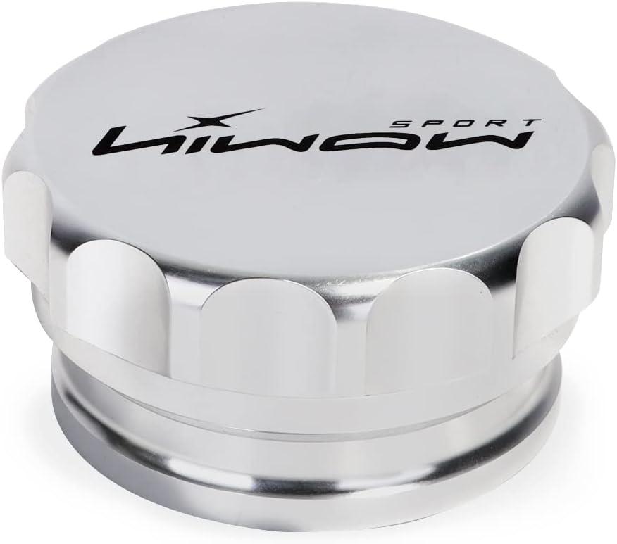 Aluminium Alloy Fuel Cap Weld On Filler Neck Oil Tank Cap (1.5 Inch, Silver)