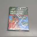 Uinkit 100 Sheets Thick Inkjet Glossy Photo Paper Picture 8.5x11 62lb 230g 11.1mil Cardstock Postcard Brochure For Dye Ink Inkjet Printer