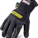 Ironclad HEATWORX HEAVY DUTY FR; Fire Resistant Gloves, handle hot items  up to 600F (315 C), (1 Pair), Size Large (HW6XFR-04-L),Black/Dark Grey