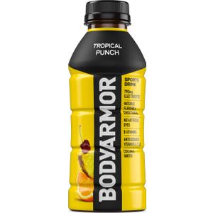 BODYARMOR Tropical Punch Electrolyte Sports Drink Bottle, 16 fl oz