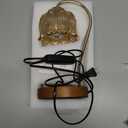 Dimmable Flower Candle Warmer Lamp, Gold Candle Warmer with Timer & 4Bulbs, Womens Gifts for Christmas Birthday, Unique Home Decor for Bedroom Living Room Decor Aesthetic