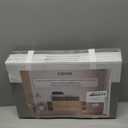 4 Pack Large Closet Storage Baskets Bins for Shelves | Fabric Closet Organizers and Storage with Handles Home Organization | Decorative Collapsible Baskets for Organizing Clothes Toy Nursery 14"x10" (White with Grey)