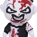 Feeriay Art Clown Plush Toy Soft Bloody Killer Art Clown Stuffed Plushie Pillow Doll for Kids Adults