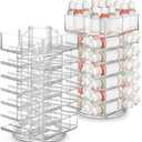 2 Pcs 6 Tier Acrylic Paint Bottle Organizer Spinning Thick Durable Rack Holder Holds up to 96 Bottles Stand Rotating Tower Craft for Painting (Only For AV/AK 17ml)
