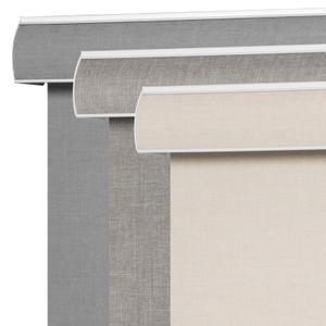 SEEYE Blackout Roller Shades for Windows, Cordless, Roller Blinds, Linen Fabric Window Blinds, Thermal Insulated Fabric UV Protection, Room Darkening Shades for Home,Office (Line Beige, 40" W x 72" H)