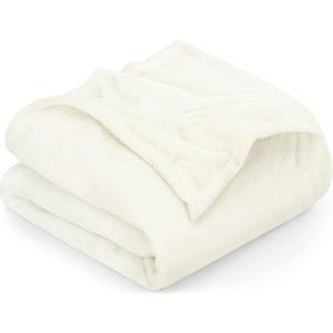 Utopia Bedding Fleece Blanket King Size Ivory 300GSM Luxury Fuzzy Soft Anti-Static Microfiber Bed Blanket (90x102 Inch) Utopia Bedding Fleece Blanket King Size Ivory 300GSM Luxury Fuzzy Soft Anti-Static Microfiber Bed Blanket (90x102 Inch)
