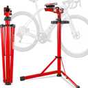 Upgraded Bike Repair Stand Max 176 lbs, Heavy Duty Bicycle Repair Stand, Portable Aluminum Bicycle Stand Manintenance Workstand for Any Bike, Heavy E-Bike, Mountain Bike and Road Bike