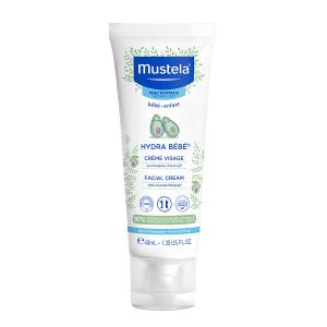 Mustela Hydra Bebe Face Cream Daily Baby Moisturizer with Natural Avocado, Jojoba Oil & Shea Butter - 1.35 fl. oz