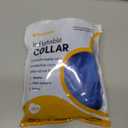 BENCMATE Inflatable Dog Cone Collar Alternative, Soft Dog Cone for Small Medium Large Dogs and Cats, Neck Recovery ECollar Donut Collar After Surgery (Medium+, Blue)