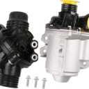 MOSTPLUS 11517588885 11517563659 Electric Engine Water Pump and Thermostat Compatible for BMW 135i 135is 335i 335xi X3 X5 X6 535i 535xi Z4