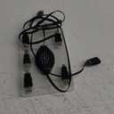 6 Ft Black USB Extension Cable Retractable Cord 2.1Amp 480mpbs 5 Adapters