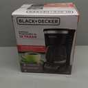BLACK+DECKER 12-Cup Digital Coffee Maker, Programmable, Washable Basket Filter, Sneak-A-Cup, Auto Brew, Water Window, Keep Hot Plate, Black