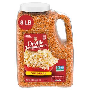 Orville Redenbacher's Gourmet Popcorn Kernels, Original Yellow, 4g Fiber Per Serving, 8 lb. (EXP 12/24/26)