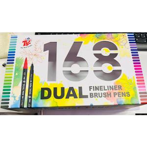 TBC The Best Crafts dual markers brush pens (168 Colors)