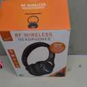 iLive Electronics Radio Frequency Wireless Headphones with Transmitter/Charging Dock, Black (IAHRF79B)
