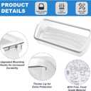 2 PACK Upgraded W10321304 Refrigerator Door Shelf Replacement Compatible with Whirlpool Fridge Door Bin WRS325FDAM01 WRS325FDAM02 WRS325FDAM04 ED5FVGXWS07 - Replace WPW10321304 AP6019471 2179574