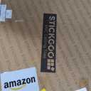 STICKGOO Black Drop Ceiling Tiles 2ft x 2ft, Waterproof PVC Ceiling Panels, Fire Resistant and Washable Smooth Ceilings Decor Coverings 24 x 24in - 12 Pack Cover 48 Sq. Ft