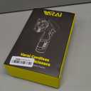 Cordless Electric Scissors, Fast Charging Rechargeable Cardboard Cutter with Replaceable Blades and Long-Lasting Battery, Effortless Cutting for Cloth, Fabric, Plastic & Leather (Gray-black)