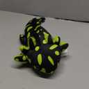 Black & Green Realistic Axolotl Plush Toy 18", Soft Salamander Stuffed Animal, Unique Amphibian Plush, Creative Room Dcor, Ideal Presents for Kids Animal Lovers Birthday Christmas