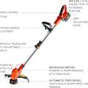 UKOKE ST2308 40V Professional Cordless Grass String Trimmer | Includes 2.0Ah Battery & Charger | 13-Inch Dual Line Feed | Brushless Motor | Ideal for Precision Lawn Trimming and Brush Cutting
