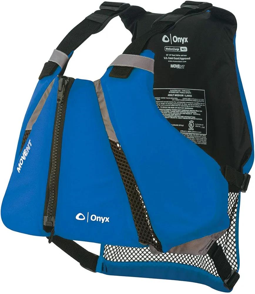 Onyx MoveVent Curve Paddle Sports Life Vest, Size Medium/Large