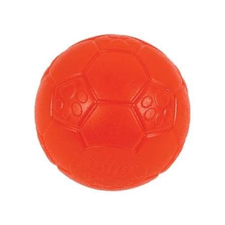 Jolly Pets Medium Soccer Ball Floating-Bouncing Dog Toy, 6 inch Diameter, Orange (SB06 OR)