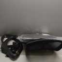 BestOffice | Ergonomic Office Chair | Mid-Back Swivel Desk Chair | Breathable Backrest & Lumbar Support | Adjustable Height | Sponge Seat | Rolling Wheels | Dark Black | for Adults & Women