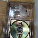 Kwikset Casey Dummy Door Handle, Single Sided Lever for Closets, French Double Doors, and Pantry, Satin Nickel Non-Turning Reversible Interior Push/Pull Lever, with Microban Protection (1 Pack)