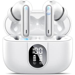 Csasan Ai Translation Earbuds Real Time,3-in-1 Buletooth 5.3 Translator Earbuds with 6 Translation Modes/164 Languages,No Subscription Required Translatior Headphones, White