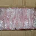 Plastic Wine Glasses Set, 7oz Vintage Goblets Shatterproof Unbreakable Reusable & Disposable, Drinking Glasses with Stem, for Wedding Outdoor Dinner Easter Party (24pcs, Pink)