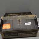 12 Pack Shoe Storage Bins, Clear Plastic Stackable Shoe Organizer for Closet, Space Saving Foldable Shoe Rack, Shoe Box Sneaker Holder Container, Black Frame