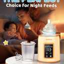 Bottle Warmer, Faster Heating Baby Milk Warmers for All Bottles with Accurate Temp Control Water Bath Tech and Auto Shut-Off, BPA-Free Multifunctional Bottle Warmer for Breastmilk and Formula