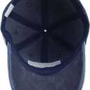 The Veteran Hat for Men Women, Funny Adjustable Cotton Embroidered Military Baseball Cap (One Size, Navy)