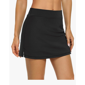 Tranquility by Colorado Clothing Tranquility Women's Everyday Casual Skirt | Gym/Golf/Tennis/Activewear/Athletic Short Skort (Solid Black, Size S)