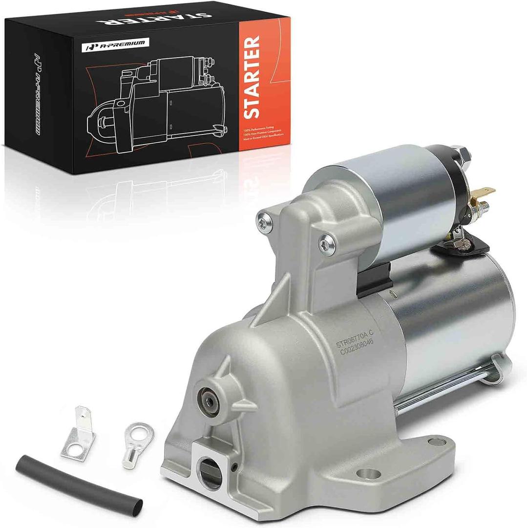 A-Premium Starter Motor Compatible with Ford Five Hundred 2005-2007 V6 3.0L, Freestyle 2005-2007 V6 3.0L & Mercury Montego 2005-2007 V6 3.0L, 1.5KW 12V 22-Tooth Counterclockwise, Replace# 5F9T11000AA